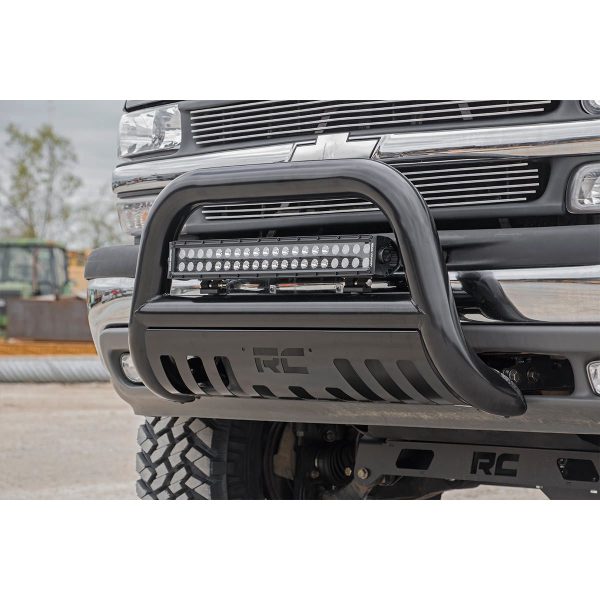 Rough Country Black Bull Bar - Chevy GMC Sierra 1500 Silverado 1500 Tahoe Yukon (99-06 & Classic)