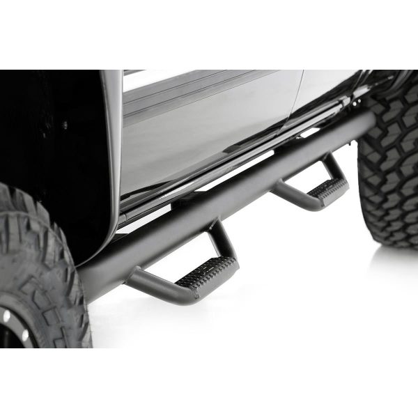 Rough Country Nerf Steps - Full Length - Ext - 6.5 Ft Bed - Chevy GMC 1500 2500HD (99-06 & Classic)