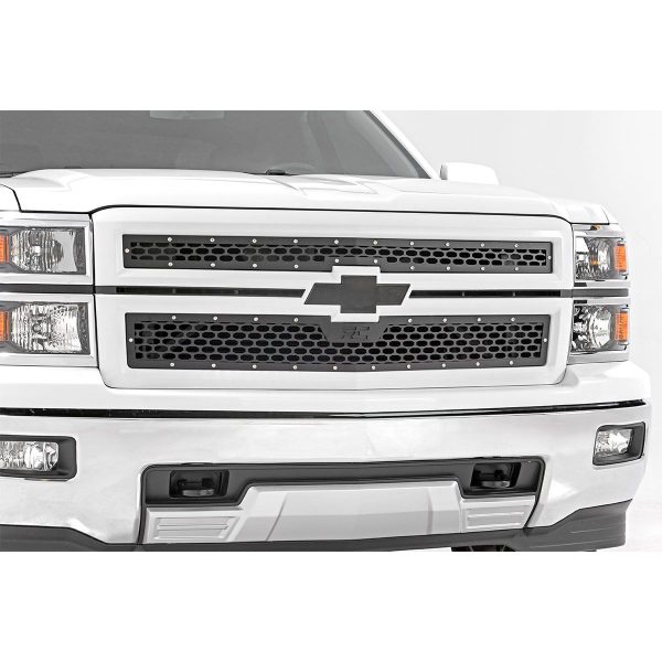 Rough Country Mesh Grille - Chevy Silverado 1500 2WD 4WD (2014-2015)