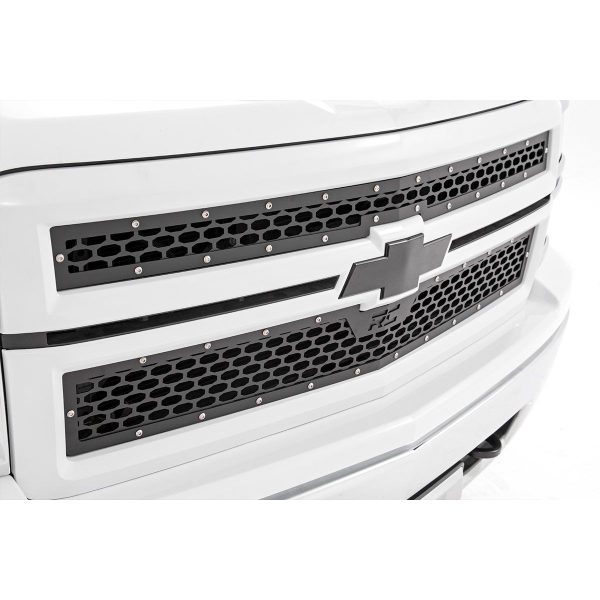 Rough Country Mesh Grille - Chevy Silverado 1500 2WD 4WD (2014-2015)