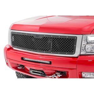 Rough Country Mesh Grille - Chevy Silverado 1500 2WD 4WD (2007-2013)