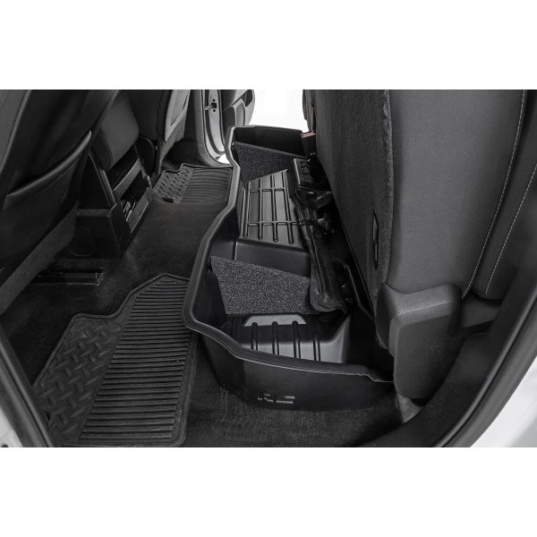 Under Seat Storage - Double Cab - Chevy GMC 1500 2500HD 3500HD 2WD 4WD