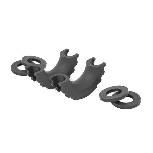 Rough Country D-Ring Isolator Kit - Pair - Black