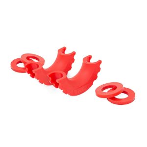 Rough Country D-Ring Isolator Kit - Pair - Red