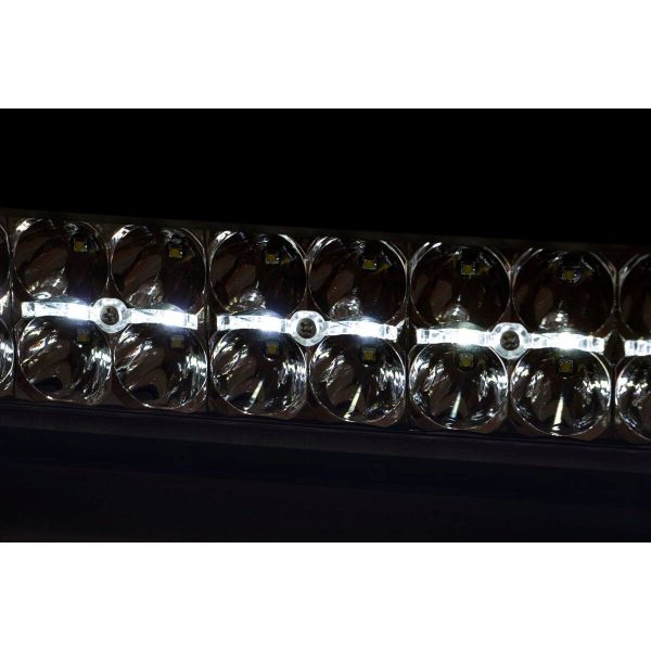 Rough Country Chrome Series LED Light - 12 Inch - Dual Row - White DRL