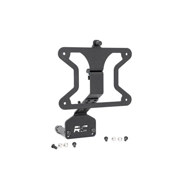 Rough Country License Plate Relocation Bracket - Jeep Wrangler 4xe (21-23) Wrangler JL (18-23)