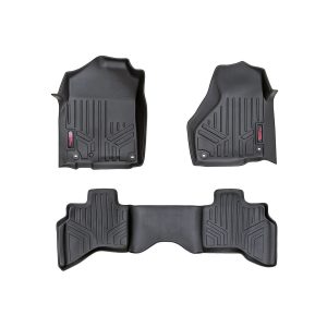 Rough Country Floor Mats - FR & RR - Quad Cab - Dodge 1500 2WD 4WD (2002-2008)