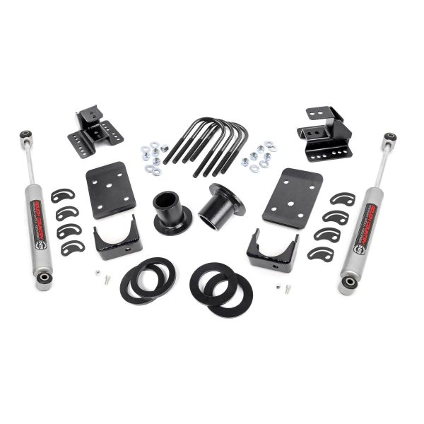 Lowering Kit - Spr Drop - 1-2"FR - 4"RR - Chevy GMC 1500 (07-13)