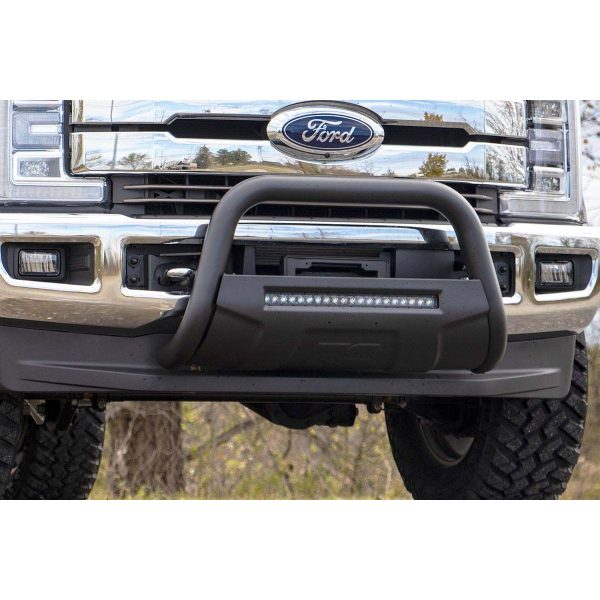 Rough Country Black Led Bull Bar - Ford Super Duty 2WD 4WD (2017-2022)