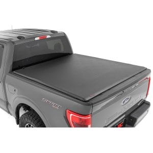 Soft Roll Up Bed Cover - 5'7" Bed - Ford F-150 F-150 Lightning Raptor (15-23)