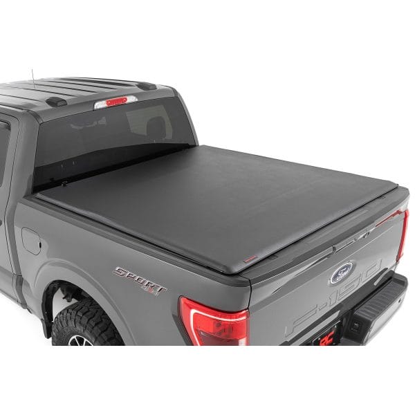 Soft Roll Up Bed Cover - 6'7" Bed - Ford F-150 F-150 Lightning Raptor (15-23)