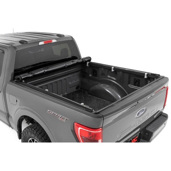 Soft Roll Up Bed Cover - 6'7" Bed - Ford F-150 F-150 Lightning Raptor (15-23)