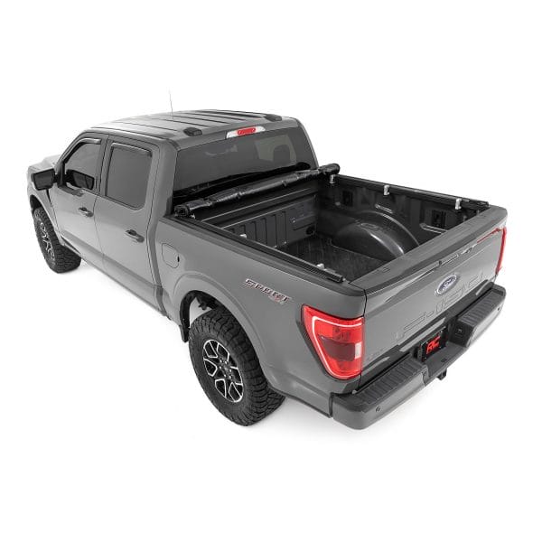 Soft Roll Up Bed Cover - 5'7" Bed - Ford F-150 F-150 Lightning Raptor (15-23)