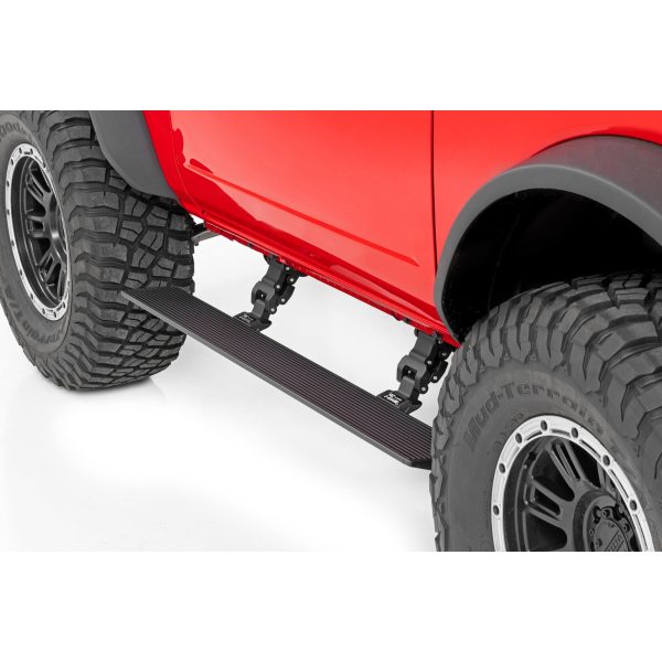 Rough Country Power Running Boards - Lighted - 2 Door - Ford Bronco (2 Door) (21-23)