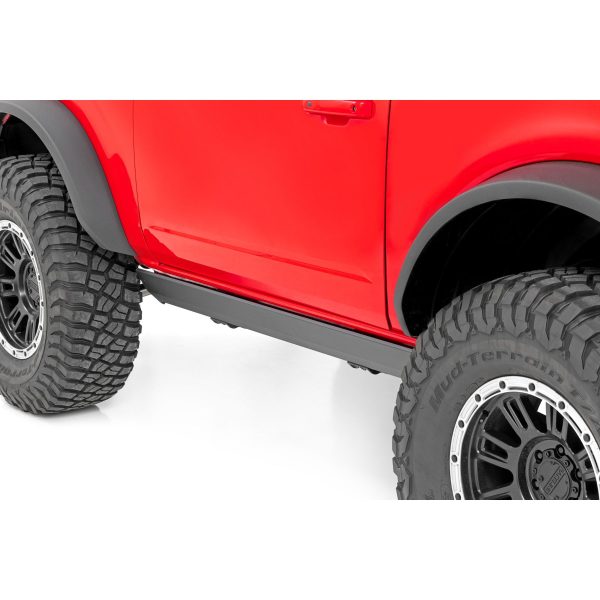 Rough Country Power Running Boards - Lighted - 2 Door - Ford Bronco (2 Door) (21-23)