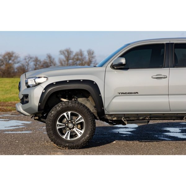 Pocket Fender Flares - 1G3 Magnetic Grey - Toyota Tacoma (16-23)