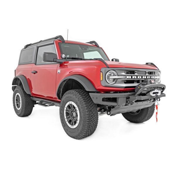 Rough Country AL2 Drop Steps - 2-Door - Ford Bronco (2 Door) 4WD (2021-2023)