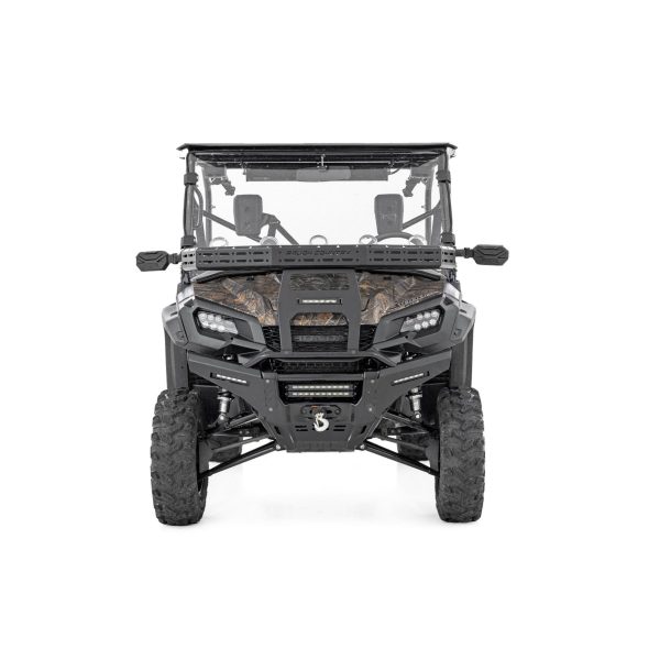 Front Cargo Rack - Black Series LED - 6" Light - Slime Line - Honda Pioneer 1000 Pioneer 1000-5