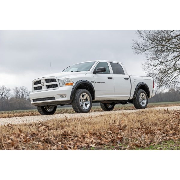 Pocket Fender Flares - Both Bumpers - GW7 Bright White - Ram 1500 2WD 4WD