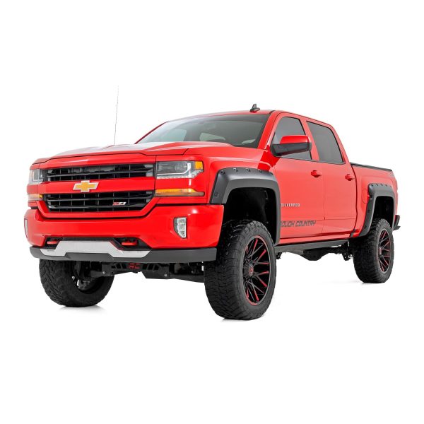 Pocket Fender Flares - 5'9" Bed - Gas Door - Chevy Silverado 1500 (14-18)