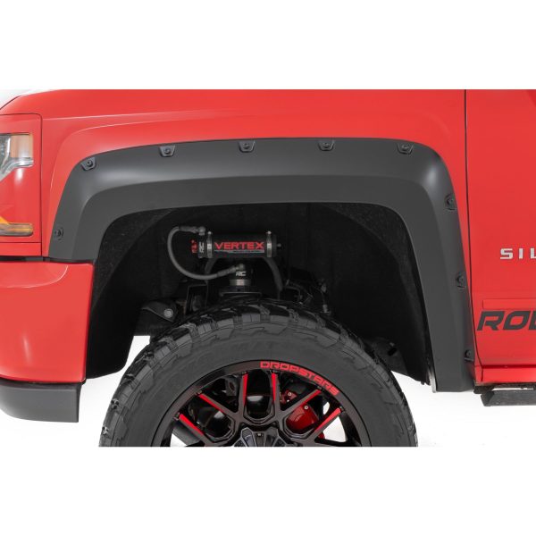 Pocket Fender Flares - 5'9" Bed - Gas Door - Chevy Silverado 1500 (14-18)