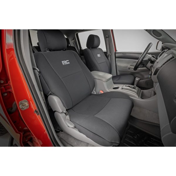 Seat covers - FR & RR - Crew Cab - Toyota Tacoma 2WD 4WD (05-15)