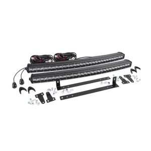 LED Light Kit - Grille Mount - Dual 30" Chrome Single Row - Ford F-150 (09-14)