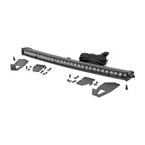 LED Light Kit - Grille Mount - 30" Black Single Row - Ford Raptor (17-20)