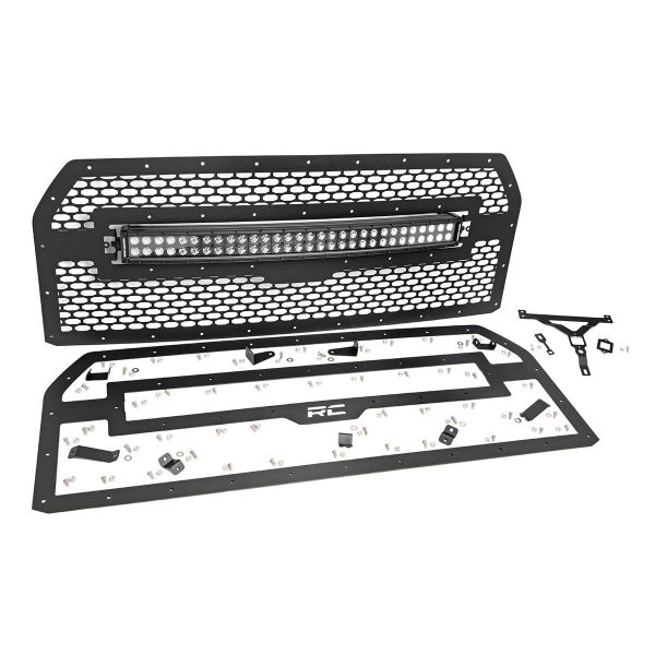 Mesh Grille - 30" Dual Row LED - Black - Ford F-150 2WD 4WD (15-17)