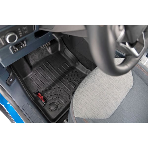 Rough Country Floor Mats - Front and Rear - Ford Maverick 4WD (2022-2023)