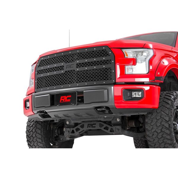 Rough Country Mesh Grille - Ford F-150 2WD 4WD (2015-2017)