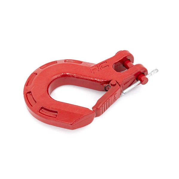 Rough Country Winch Hook - Forged - Red