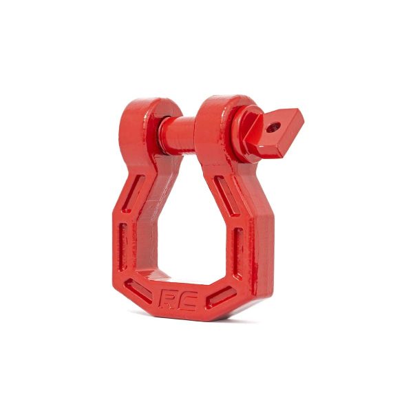 Rough Country D-Ring - Forged - Pair - Red