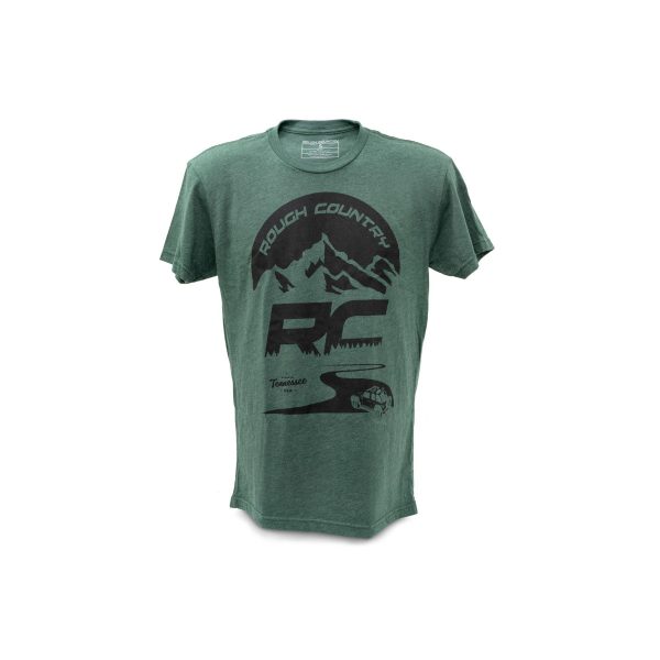 Rough Country T-Shirt - RC Mountains - Forest Green - SM