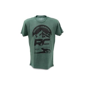 Rough Country T-Shirt - RC Mountains - Forest Green - MD