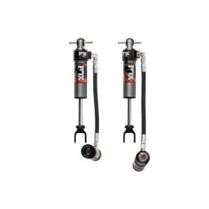 FOX 2.5 Front Shocks w/ DSC Reservoir Adjuster - 1.5-2.5 Inch Lift - Performance Elite Series - Chevy Silverado and GMC Sierra 2500HD / 3500HD (20-24)