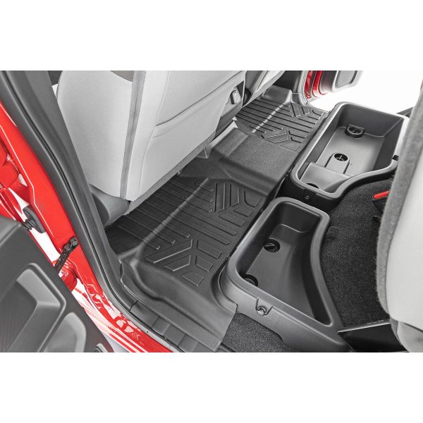 Rough Country Floor Mats - FR & RR - Crew Cab - Nissan Frontier 2WD 4WD (22-23)