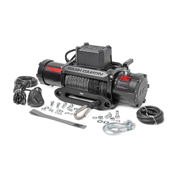 Rough Country 12000-Lb Pro Series Winch - Synthetic Rope