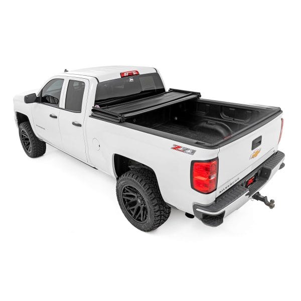 Bed Cover - Tri Fold - Soft - 6'7" Bed - Chevy GMC 1500 (14-18)