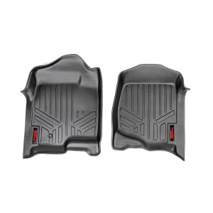 Rough Country Floor Mats - Front - Chevy GMC 1500 2500HD 3500HD (07-13)