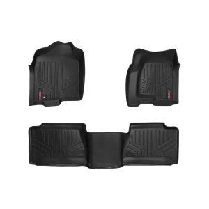 Rough Country Floor Mats - FR & RR - Ext Cab - Chevy GMC 1500 (99-06 & Classic)