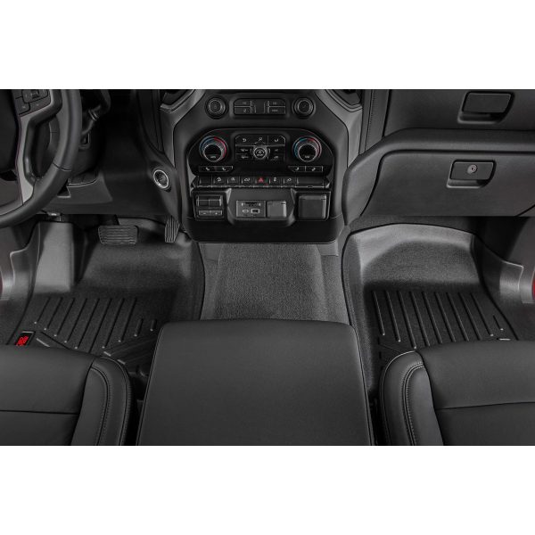 Floor Mats - FR & RR - OV Hump - Crew - wo underseat storage - Chevy GMC 1500 2500HD 3500HD (19-24)