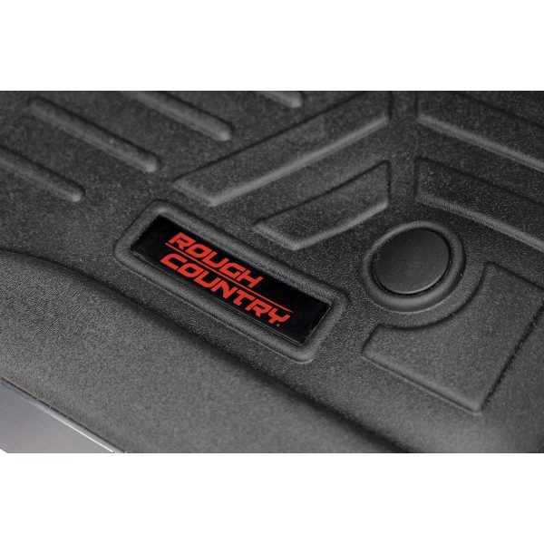 Rough Country Floor Mats - Front & Rear - Ford Bronco 4WD (2021-2023)