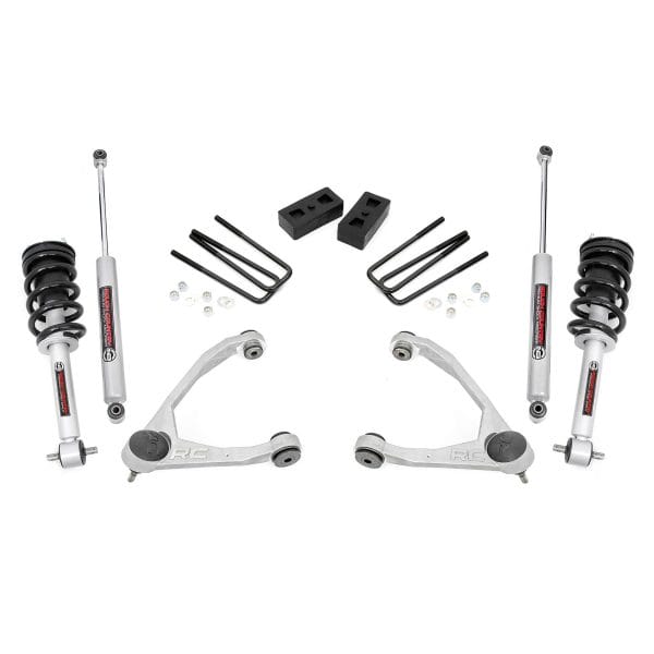 3.5 Inch Lift Kit - Cast Steel - N3 Strut - Chevy GMC 1500 (07-13)