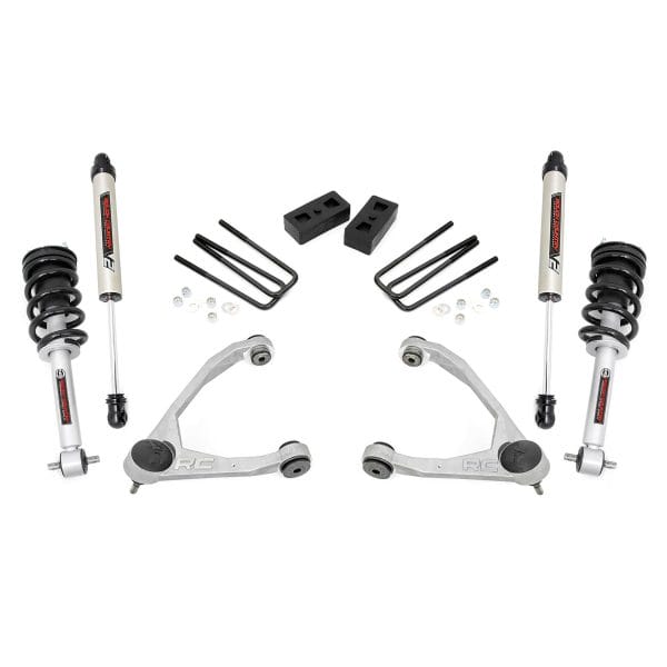 Rough Country 3.5 Inch Lift Kit - Cast Steel - N3 V2 - Chevy GMC 1500 (07-13)