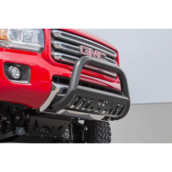 Rough Country Black Bull Bar - Chevy GMC Canyon Colorado 2WD 4WD (2015-2022)