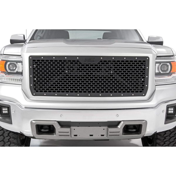 Rough Country Mesh Grille - GMC Sierra 1500 2WD 4WD (2014-2015)