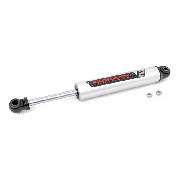 Rough Country V2 Steering Stabilizer - Jeep Grand Wagoneer J10 Truck J20 Truck Wagoneer (74-90)