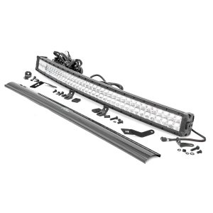 LED Light - Front Mount - 40" Chrome Dual Row - White DRL - Honda Talon 1000