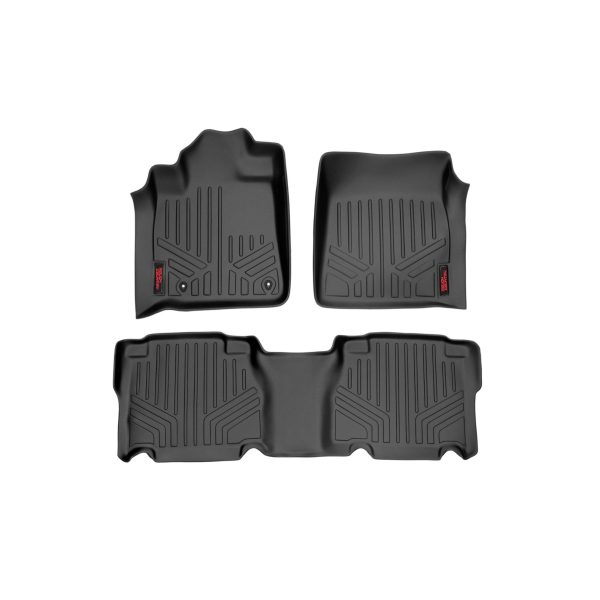 Rough Country Floor Mats - CrewMax - Toyota Tundra 2WD 4WD (2007-2011)